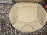 2007 - 2015 MINI COOPER S FRONT TAN LEATHER SEAT SET SEATS RIGHT LEFT OEM rear