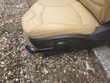 2007 - 2015 MINI COOPER S FRONT TAN LEATHER SEAT SET SEATS RIGHT LEFT OEM rear