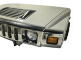 03 - 07 HUMMER H2 HOOD BONNET COVER PANEL White Grill headlights latch scoop OEM