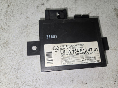 06 - 12 Benz R230 SL550 CLS550 GL450 TPMS Tire Pressure CTRL A 164 540 47 01 OEM