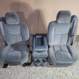 00 -06 Avalanche TAHOE SIERRA SILVERADO front manual cloth seats console seat oe