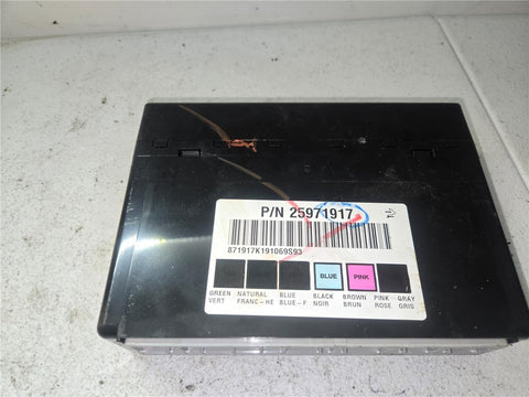 2007 - 2011 Chevrolet Silverado BCM BCU Body Control Module 25971917 OEM 