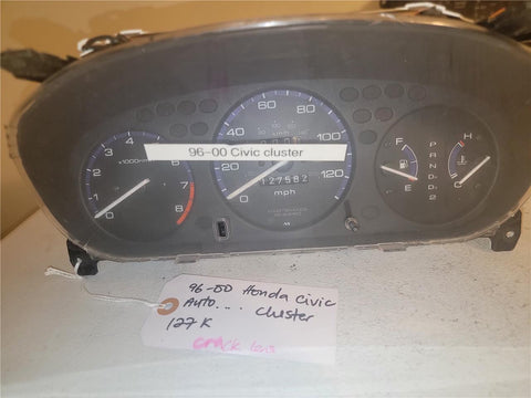 96 - 00 Honda Civic ex lx hx Speedometer Auto Instrument Cluster Dash 127k OEM