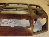 11 - 16 F250 F350 Woodgrain Center Dash Radio Surround Vent Bezel Trim Panel OEM