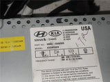 2016-2018 Kia Sorrento Navigation Touch Screen HD Radio XM CD 96560-C6000WK OEM