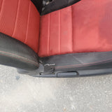 12 - 15 HONDA CIVIC SI K24 4dr FRONT manual seats RED seat w/ headrest oem
