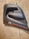 11 12 13 - 22 Chrysler 300C 400 Rear Left Door Panel Black Leather Dark Trim oem