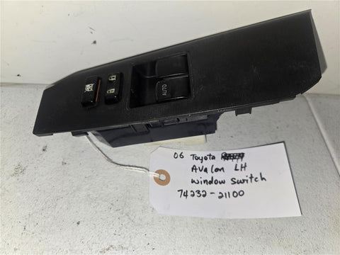 2006 Toyota Avalon Left Window Switch 74232-21100 OEM