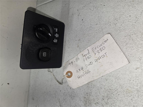 1999 - 2006 Ford Excursion F250 F350 4X4 2WD Defrost Switch 4C3J-25047A04-D OEM