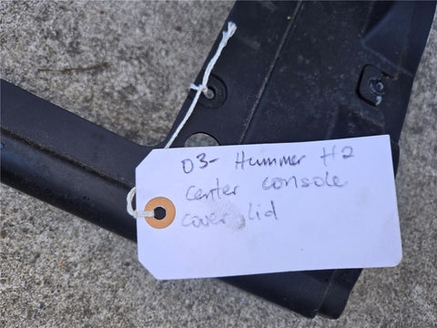 2003 Hummer H2 Center Console Cover Lid 18-579-7958 OEM