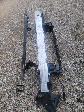 09 -15 BMW 740 750 FRONT RADIATOR SUPPORT bumper reinforcement bar HOOD LOCK OEM