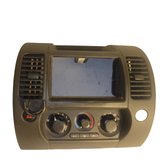 05 - 12 NISSAN XTERRA PATHFINDER FRONT AC CLIMATE SWITCH CONTROL RADIO BEZEL OEM
