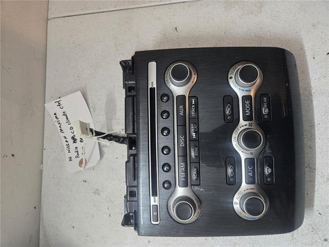 2014 Nissan Maxima Radio CD/AC Climate Control Face Bezel 9DA1B 210426 OEM