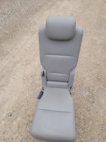 11 - 17 Honda Odyssey 2nd row rear middle gray leather jump seat cupholder oem
