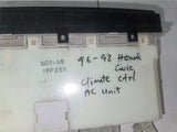 1996 - 1998 Honda Civic A/C Climate Control Unit 79500-S01-A51ZA OEM