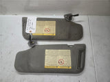 1998 - 2001 Nissan Altima Gray Sun Visor (2) Holes In Driver Side OEM