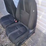 16 17 18 19 20 HONDA CIVIC SEDAN FRONT BLACK CLOTH SEAT MANUAL SEATS BAG OEM