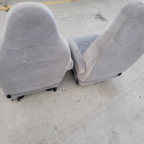 99 - 05 FORD F250 F350 FRONT GRAY CLOTH MANUAL SEAT power SEAT bucket seats OEM