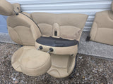 2007 - 2015 MINI COOPER S FRONT TAN LEATHER SEAT SET SEATS RIGHT LEFT OEM rear