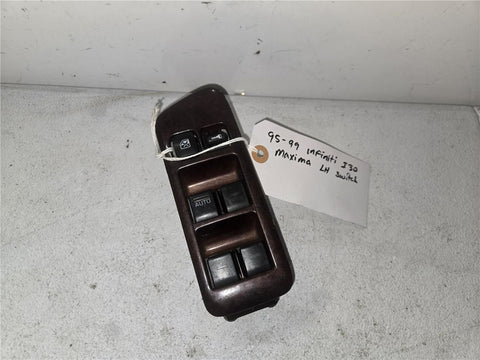 1995 - 1999 Infiniti I30 Maxima Left Window Switch 25401-0L700 OEM