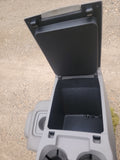 11 - 17 HONDA Odyssey front floor gray CENTER CONSOLE storage cupholder OEM