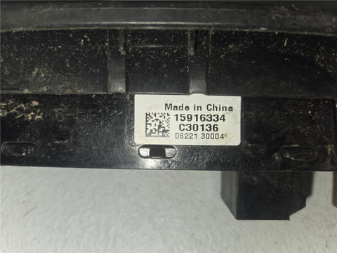 07-12 Silverado Sierra Tahoe Yukon Park Assist Traction SW 15916334-C30136 OEM