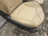 2007 - 2015 MINI COOPER S FRONT TAN LEATHER SEAT SET SEATS RIGHT LEFT OEM rear