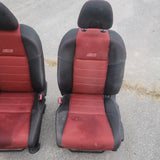 12 - 15 HONDA CIVIC SI K24 4dr FRONT manual seats RED seat w/ headrest oem