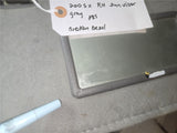 1995 - 1999 Nissan Sentra 200 SX Right Sun Visor Gray w/Broken Bezel OEM