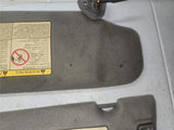 1998 - 2001 Nissan Altima Gray Sun Visor (2) Holes In Driver Side OEM