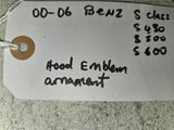2000 - 2006 Mercedes-Benz S-Class S430 S500 S600 Hood Emblem Ornament OEM