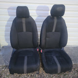 16 17 18 19 20 HONDA CIVIC SEDAN FRONT BLACK CLOTH SEAT MANUAL SEATS BAG OEM