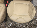 2007 - 2015 MINI COOPER S FRONT TAN LEATHER SEAT SET SEATS RIGHT LEFT OEM rear