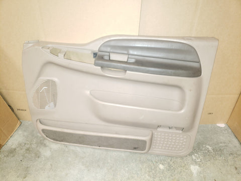 99 00 01 - 07 FORD F250 F350 SUPERDUTY EXCURSION FRONT TAN RIGHT DOOR PANEL OEM
