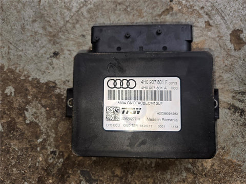 2012 - 2018 Audi A6 - S8 RS7 Parking Brake Control Module 4H0 907 801 F OEM