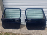 97 - 06 Jeep Wrangler TJ LJ White Full Steel Blue Door LH Driver Right Doors oem