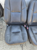 07 - 1 4  ESCALADE Tahoe Sierra Yukon Front SEATS BLACK power Leather seat oem