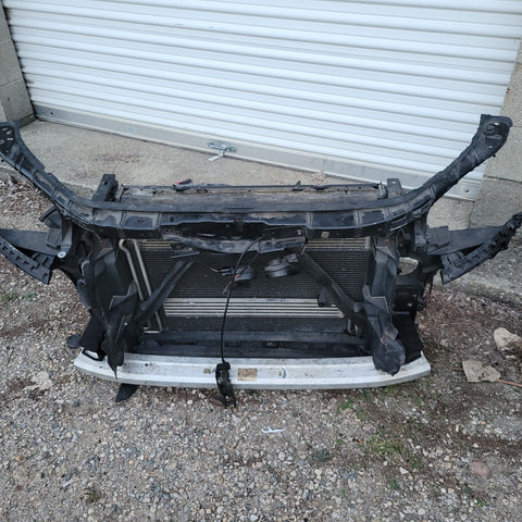 07 - 15 AUDI Q7 FRONT RADIATOR CORE AC CONDENSER SUPPORT PANEL FAN FRAME OEM