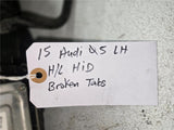 2013 - 2017 Audi Q5 Left Side Headlight HID, w Broken Tabs 8R0 941 005 E OEM