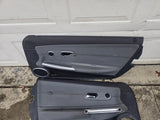 04 - 08 Chrysler crossfire Left RIGHT Door Trim Panels gray PANEL set OEM