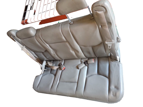 00 - 06 SUBURBAN YUKON XL ESCALADE ESV TAN LEATHER 3RD ROW BENCH SEATS SEAT OEM