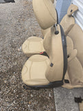 2007 - 2015 MINI COOPER S FRONT TAN LEATHER SEAT SET SEATS RIGHT LEFT OEM rear