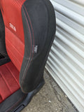 2012 - 15 Honda Civic Si front manual Driver Passenger Seats red Air B seat oem