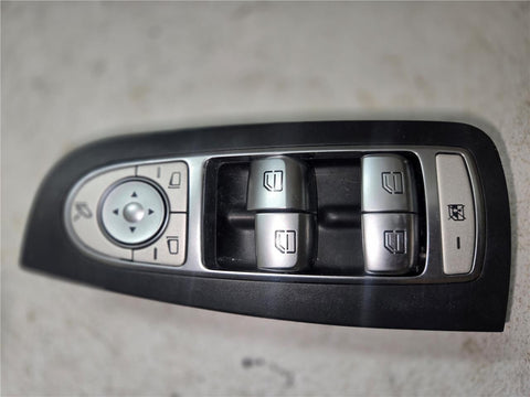 15-22 Benz W205 C300 GLC300 Front Left Door Master Window SW A 205 905 68 11 OEM