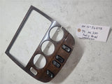 98 - 02 Benz W163 Radio Climate Control Dash Bezel With 4 Switches 16754898 OEM