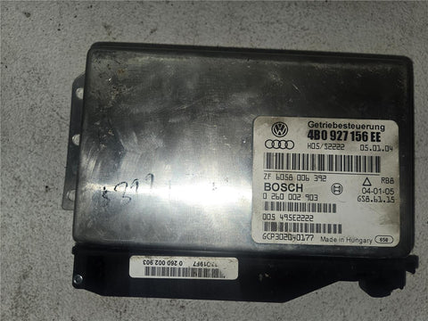 2004 AUDI A6 2.7 BITURBO Q Transmission Computer Ctrl 4B0 927 156 EE OEM
