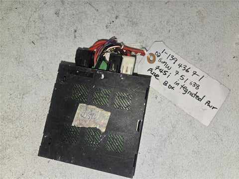 2002 - 2008 BMW 745i 750i 751 638 Integrated Power Fuse Box Block 7510638 OEM 