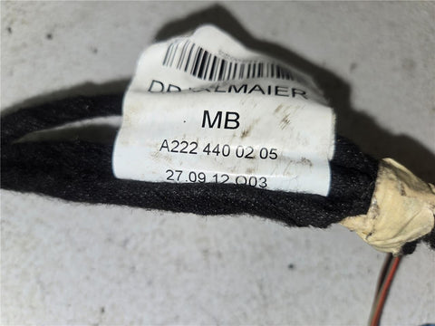 2012 - 2015 Mercedes-Benz Electrical Wiring Harness A 222 440 02 05 OEM