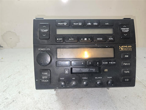  1995 - 1997 Lexus LS400 AC Heater Climate Control Unit 55900-50192 OEM