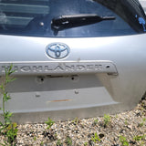 08 09 10 Toyota Highlander rear hatch door tailgate lift gate trunk lid oem
